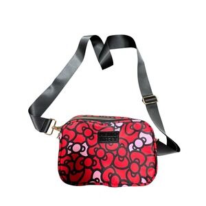 Hello Kitty Crossbody Bag Purse‎ Red Black Gold Skater Y2K Punk Coquette
